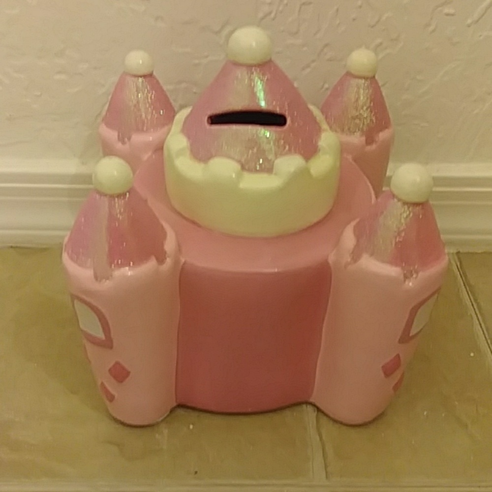 Piggy bank castle